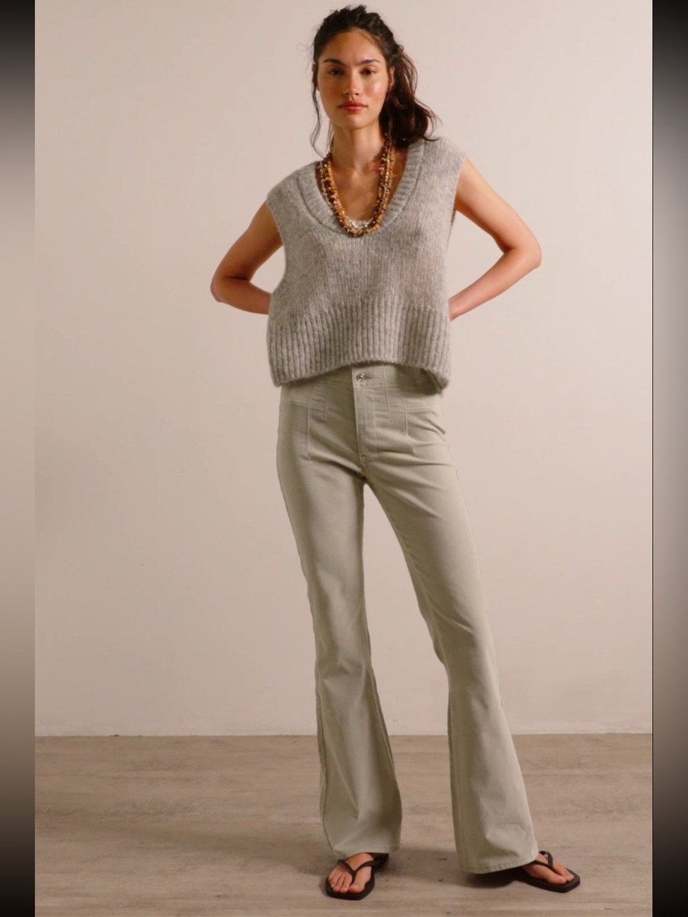 Free People Corduroy Flare Jean